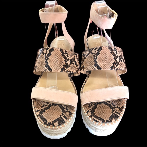 Crown Vintage Wedge Sandals Size 9.5 - Picture 5 of 14